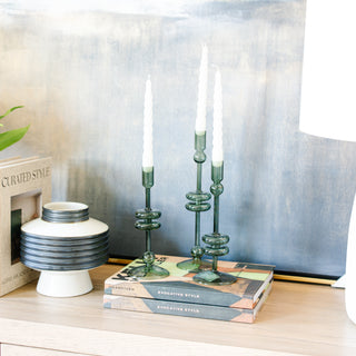 Emerald Green Candlesticks