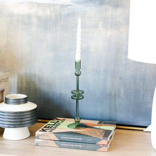 Emerald Green Candlesticks