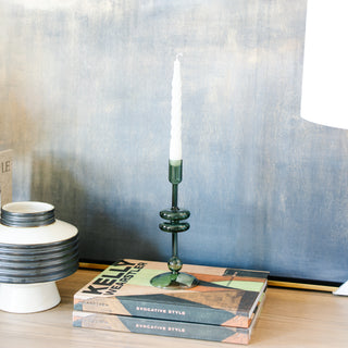 Emerald Green Candlesticks