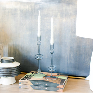 Denim Blue Colored Candlesticks