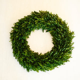 24" Round Boxwood Wreath