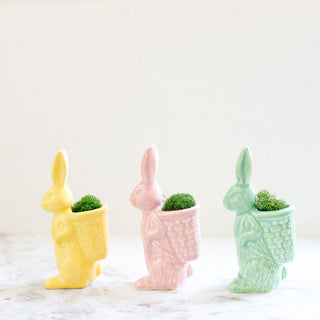 Embossed Bunny w/ Basket