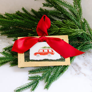 Red Car Acrylic Ornament