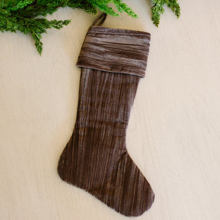 Ribbed Velvet Stocking