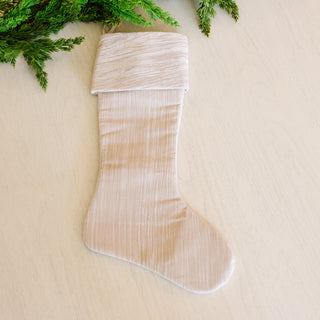 Ribbed Velvet Stocking