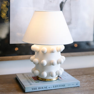 White Linden Cordless Accent Lamp