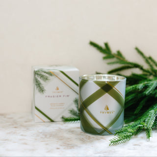 Fraiser Fir Plaid Candle