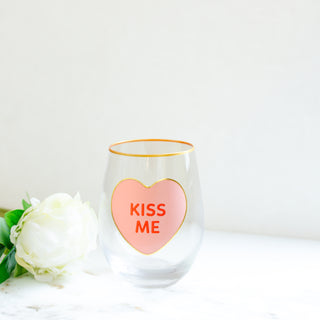 Conversation Hearts Glasses