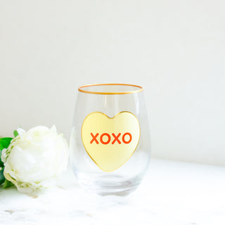 Conversation Hearts Glasses