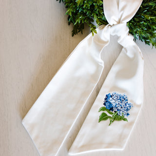 Hydrangea Wreath Sash