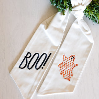 Spooky Halloween Wreath Sash