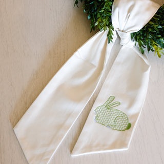 Green Bunny Wreath Sash