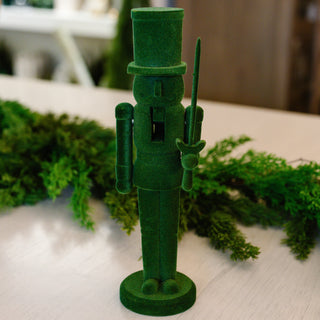 Green Velvet Nutcracker