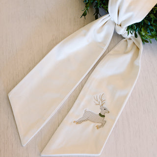 Reindeer Wreath Sash