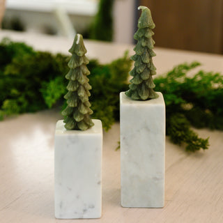 Christmas Tree Candle - Green