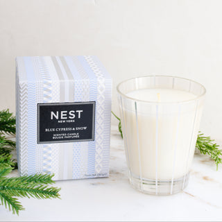 Nest Blue Cypress & Snow Classic Candle