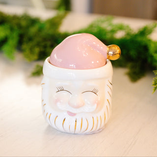 Papa Noel Candy Jar, Pink