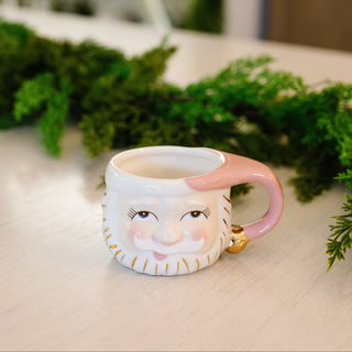 Papa Noel Mug, Pink
