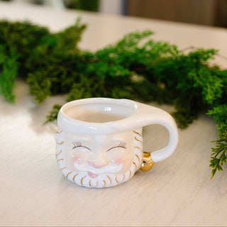 Papa Noel Mug, White
