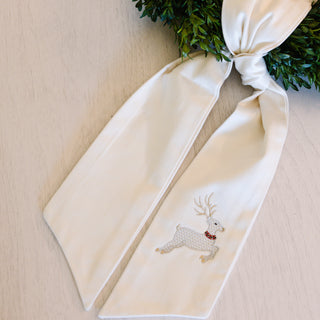 Reindeer Wreath Sash