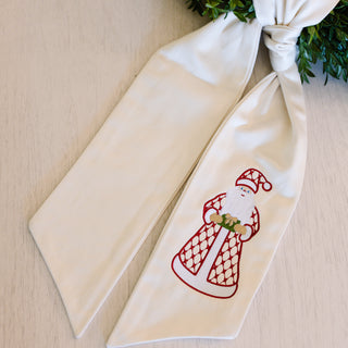 Santa Wreath Sash